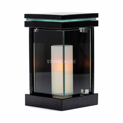 Grablaterne – beständige Granitlampe fürs Grab und Grabmal.