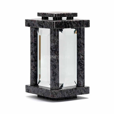 Granitlampe LSTYLE Granit Orion StoneOnline – elegante Laterne für den Friedhof.