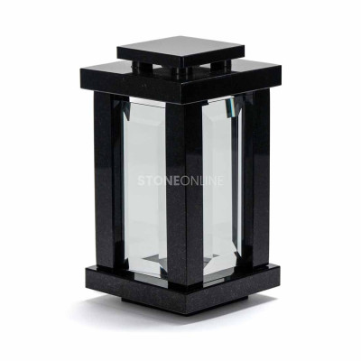 Grablaterne – beständige Granitlampe fürs Grab und Grabmal.