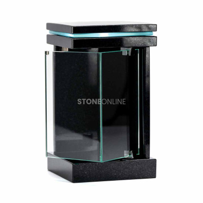 Granitlampe LLED – elegante LED-Laterne für den Friedhof.