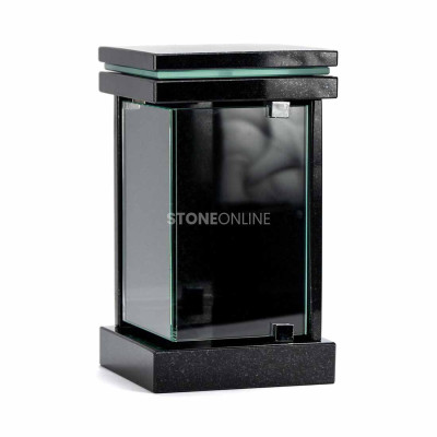 Grablampe LED – moderne Leuchte aus Naturstein. StoneOnline Grablichter.