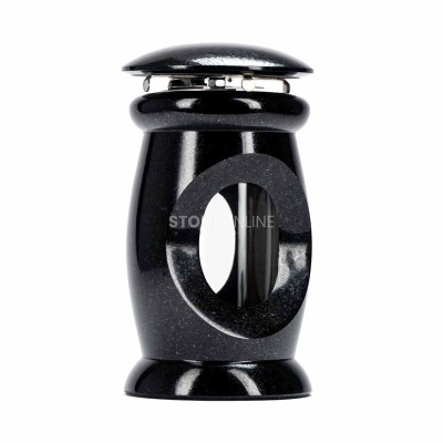 Elegantes Set aus Granitdekor fürs Grab – gefräste Laterne und moderne Vase für Sträuße StoneOnline.