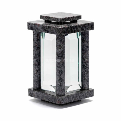 Premium-Grablaterne granit Orion StoneOnline – elegante Laterne fürs Grab.