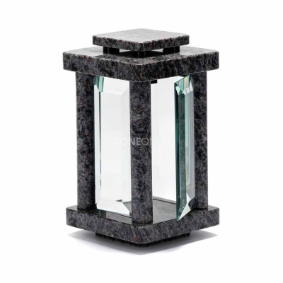 Grablampe aus Granit Orion StoneOnline – beständige Friedhofsleuchte.