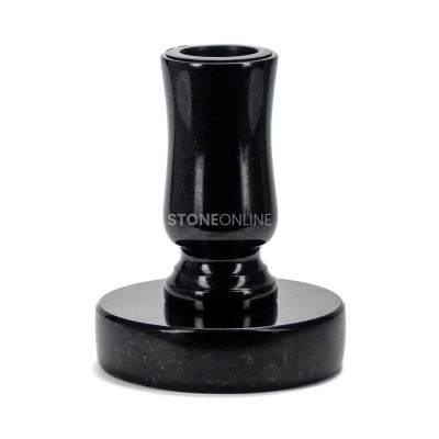 Klassische Vase WSTANDARD10 auf Sockel PROUND – Granit-Set für den Friedhof von StoneOnline.