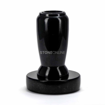 Vase WELEGANT12 mit PROUND-Untersetzer – elegantes Naturgranit-Set für den Friedhof.