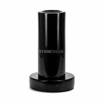 Hohe Vase WTUBA12 auf Sockel PROUND – solides Granit-Set fürs Grab.