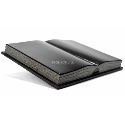 Buch für den Grabstein aus Granit – dauerhafte Tafel CRAFTED für Grab und Grabmal.