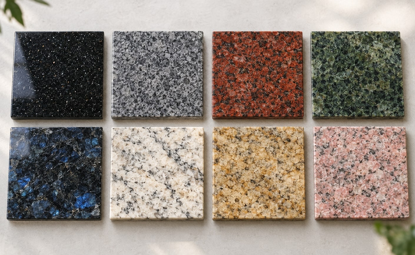 Granitarten: Farben, Muster, Eigenschaften | StoneOnline