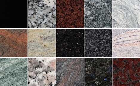 Granit-Katalog: 43 Steine in 6 Gruppen | StoneOnline